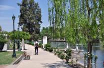 Caminhando no Parque General San Martín, em Mendoza, na Argentina